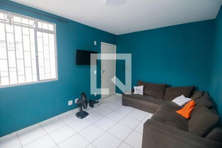 Sala de apartamento à venda com 2 quartos, 48m² em Bom Retiro, Betim