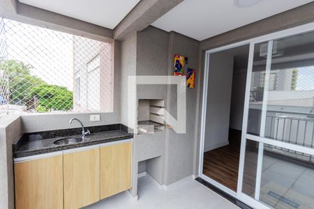 Varanda de apartamento para alugar com 2 quartos, 59m² em Vila São Pedro, Santo André