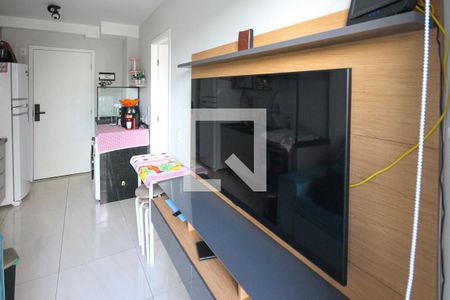 Sala de apartamento à venda com 1 quarto, 28m² em Vila Tolstoi, São Paulo