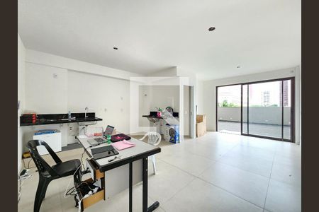 Sala - cozinha - quarto de apartamento à venda com 1 quarto, 69m² em Santo Agostinho 4, Belo Horizonte