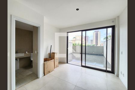 Sala - cozinha - quarto de apartamento à venda com 1 quarto, 69m² em Santo Agostinho 4, Belo Horizonte