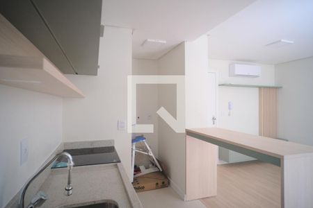 Cozinha de kitnet/studio para alugar com 1 quarto, 30m² em Bom Fim, Porto Alegre
