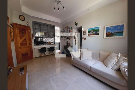 Sala de apartamento à venda com 3 quartos, 55m² em Botafogo, Rio de Janeiro