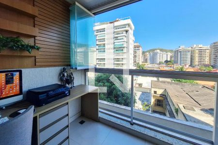 Varanda da Sala de apartamento à venda com 2 quartos, 50m² em Santa Rosa, Niterói