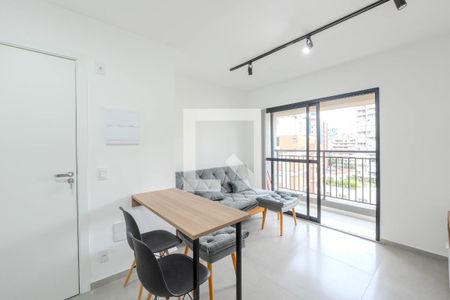 Sala/Cozinha de apartamento para alugar com 1 quarto, 33m² em Bela Vista, São Paulo