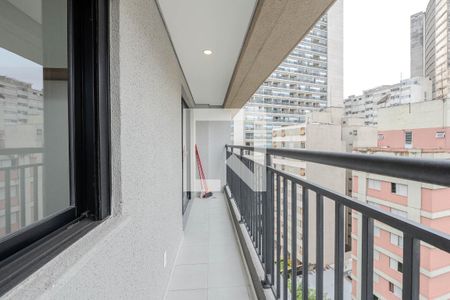 Sacada de apartamento para alugar com 1 quarto, 33m² em Bela Vista, São Paulo