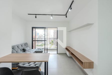 Sala/Cozinha de apartamento para alugar com 1 quarto, 33m² em Bela Vista, São Paulo