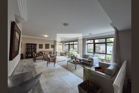 Sala de apartamento à venda com 4 quartos, 240m² em Lourdes, Belo Horizonte