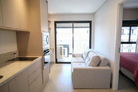 Sala de apartamento para alugar com 1 quarto, 38m² em Pinheiros, São Paulo