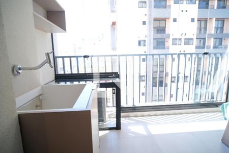 Varanda da Sala de apartamento para alugar com 1 quarto, 38m² em Pinheiros, São Paulo
