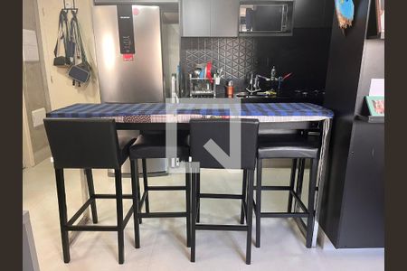 Apartamento à venda com 30m², 1 quarto e sem vaga Apartamento à venda com 30m², 1 quarto e sem vagaCozinha integrada