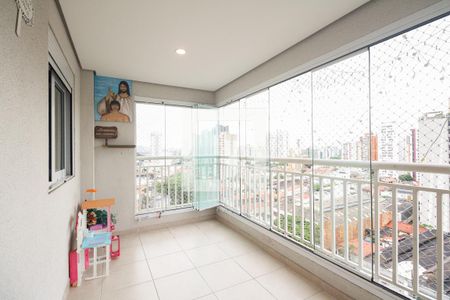 Varanda  de apartamento à venda com 2 quartos, 64m² em Tatuapé, São Paulo