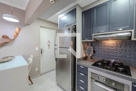 Sala/Cozinha de apartamento à venda com 1 quarto, 37m² em Morro dos Ingleses, São Paulo