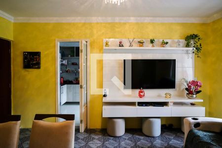 Sala de apartamento à venda com 1 quarto, 55m² em Olímpico, São Caetano do Sul