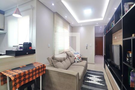 Sala de apartamento à venda com 2 quartos, 110m² em Vila Principe de Gales, Santo André