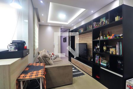 Sala de apartamento à venda com 2 quartos, 110m² em Vila Principe de Gales, Santo André