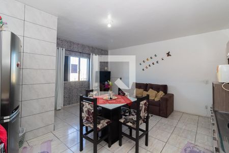 Sala/Cozinha de apartamento à venda com 1 quarto, 48m² em Niterói, Canoas