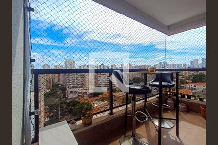 Varanda da Sala de apartamento à venda com 2 quartos, 54m² em Vila Anglo Brasileira, São Paulo
