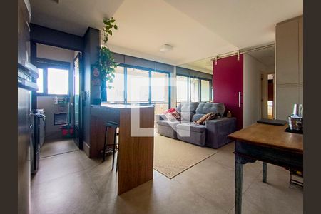 Sala de apartamento à venda com 2 quartos, 54m² em Vila Anglo Brasileira, São Paulo