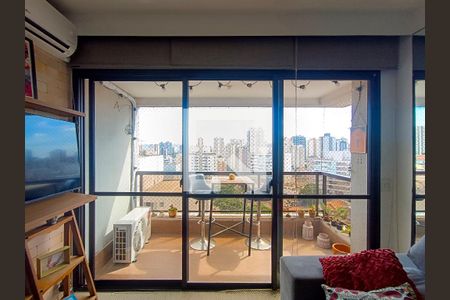 Varanda da Sala de apartamento à venda com 2 quartos, 54m² em Vila Anglo Brasileira, São Paulo