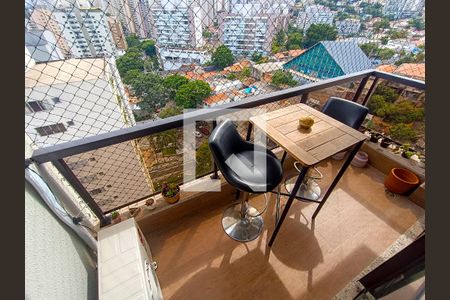 Varanda da Sala de apartamento à venda com 2 quartos, 54m² em Vila Anglo Brasileira, São Paulo