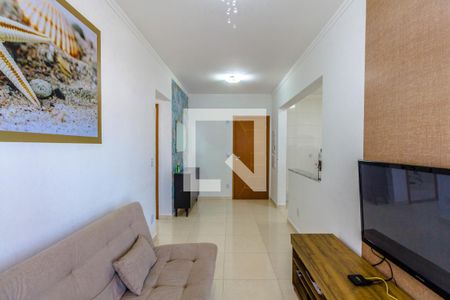 Sala de apartamento para alugar com 2 quartos, 64m² em Canto do Forte, Praia Grande