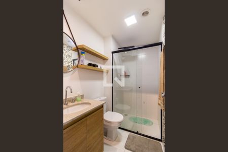 Banheiro de apartamento para alugar com 1 quarto, 22m² em Belenzinho, São Paulo