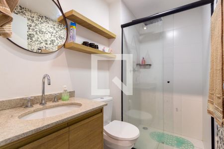 Banheiro de apartamento para alugar com 1 quarto, 22m² em Belenzinho, São Paulo