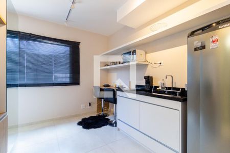 Cozinha de apartamento para alugar com 1 quarto, 22m² em Belenzinho, São Paulo