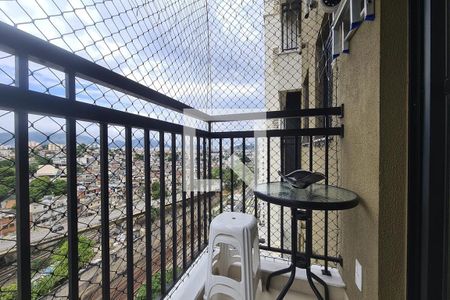 Varanda da Sala de apartamento para alugar com 3 quartos, 65m² em Del Castilho, Rio de Janeiro