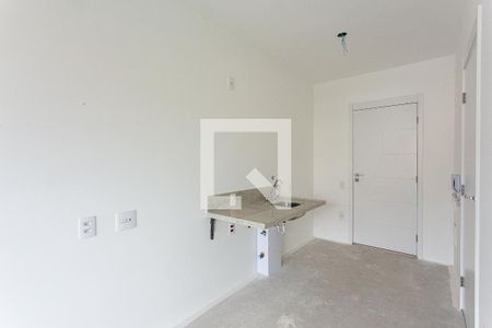 Studio - Cozinha de kitnet/studio para alugar com 1 quarto, 38m² em Chácara Seis de Outubro, São Paulo