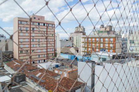 Vista Sala de apartamento à venda com 2 quartos, 59m² em Centro Histórico, Porto Alegre