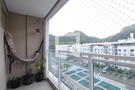 Varanda da Sala de apartamento à venda com 3 quartos, 75m² em Camorim, Rio de Janeiro