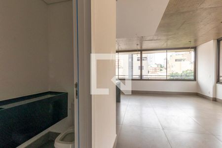 Sala de apartamento à venda com 3 quartos, 120m² em Santo Antônio, Belo Horizonte