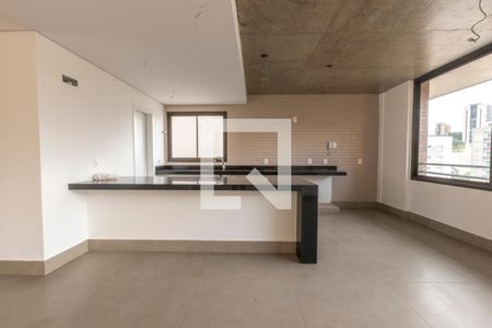 Sala de apartamento à venda com 3 quartos, 120m² em Santo Antônio, Belo Horizonte