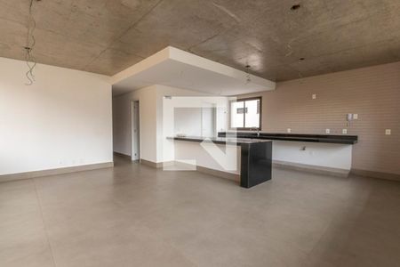 Sala de apartamento à venda com 3 quartos, 120m² em Santo Antônio, Belo Horizonte