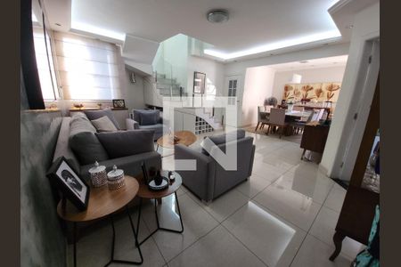 Sala de apartamento à venda com 3 quartos, 192m² em Castelo, Belo Horizonte