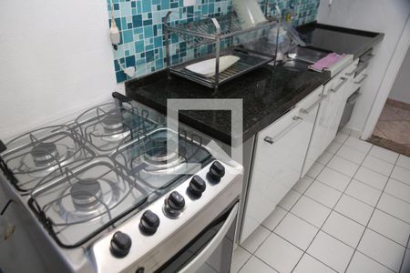 Cozinha de apartamento para alugar com 3 quartos, 98m² em Canto do Forte, Praia Grande