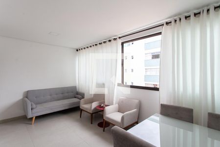 Sala de apartamento para alugar com 3 quartos, 62m² em Itapoã, Belo Horizonte