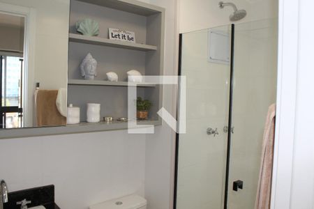 Apartamento para alugar com 39m², 1 quarto e 1 vaga Apartamento para alugar com 39m², 1 quarto e 1 vagaBanheiro da Suíte