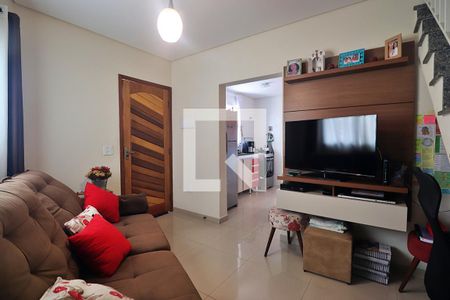 Sala de casa à venda com 2 quartos, 82m² em Parque das Nações, Santo André