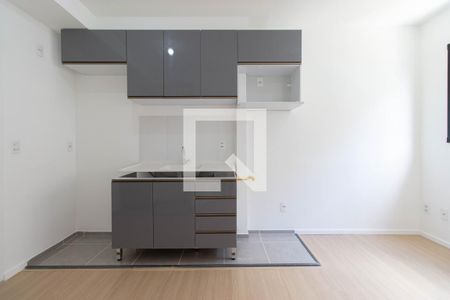 Sala - Cozinha de apartamento para alugar com 1 quarto, 25m² em Liberdade, São Paulo