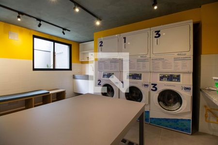 Apartamento para alugar com 25m², 1 quarto e sem vagaLavanderia