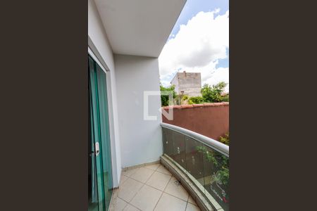 Varanda da Suíte 1 de casa à venda com 3 quartos, 255m² em Vila Lucinda, Santo André