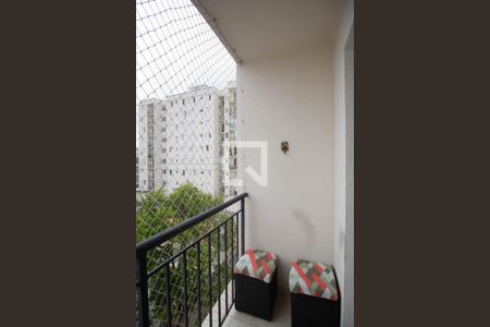 Varanda da Sala de apartamento para alugar com 2 quartos, 50m² em Vila Cruz das Almas, São Paulo