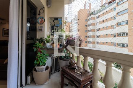 Varanda da Sala de apartamento à venda com 2 quartos, 111m² em Vila Andrade, São Paulo