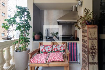 Varanda da Sala de apartamento à venda com 2 quartos, 110m² em Vila Andrade, São Paulo