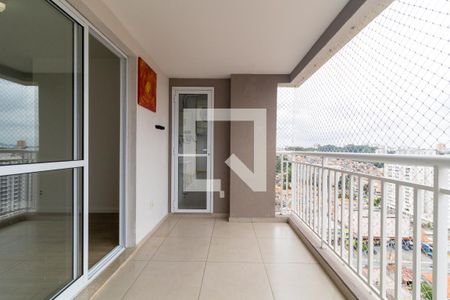 Varanda da Sala de apartamento para alugar com 3 quartos, 76m² em Jardim Monte Kemel, São Paulo