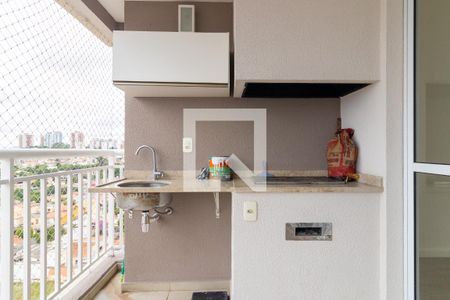 Varanda da Sala de apartamento para alugar com 3 quartos, 76m² em Jardim Monte Kemel, São Paulo