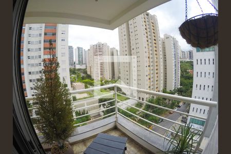 Varanda da Sala de apartamento à venda com 2 quartos, 69m² em Vale do Sereno, Nova Lima